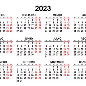 Calendário 2023 A3