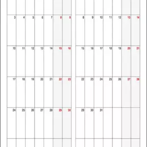 Calendário Abril, Maio 2028