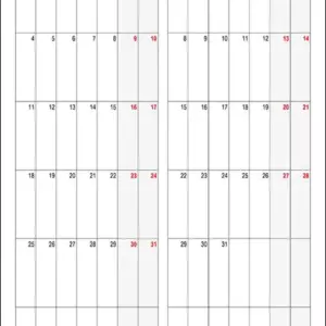 Calendário Dezembro 2028, Janeiro 2029