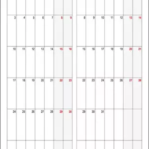 Calendário Novembro, Dezembro 2025