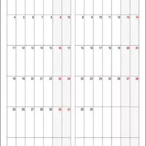 Calendário Outubro, Novembro 2027