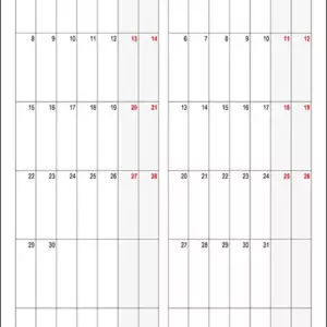 Calendário Setembro, Outubro 2025