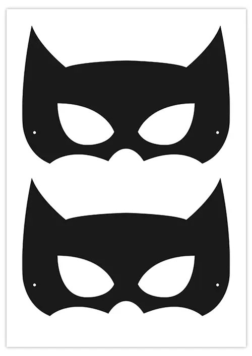 Máscara do batman para imprimir mascara-do-batman-01
