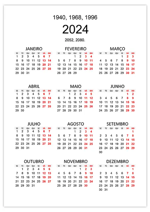 Que ano coincide com o calendário de 2024 Que-ano-coincide-com-o-calendario-de-2024