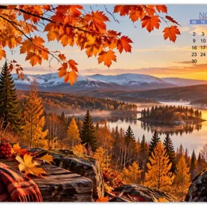 Papel de Parede de Novembro de 2026 em Full HD (1920×1080) Papel de Parede de Novembro de 2026 em Full HD